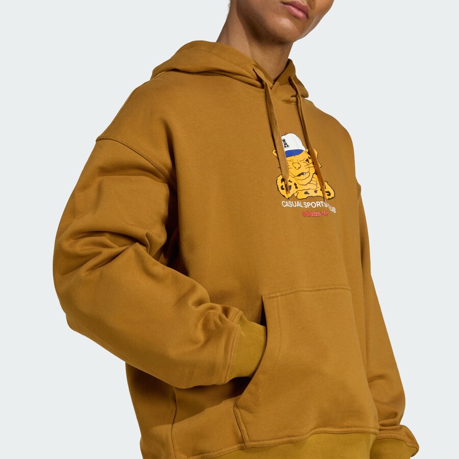 Толстовка ADIDAS ORIGINALS Wabash, коричневый — фото 4