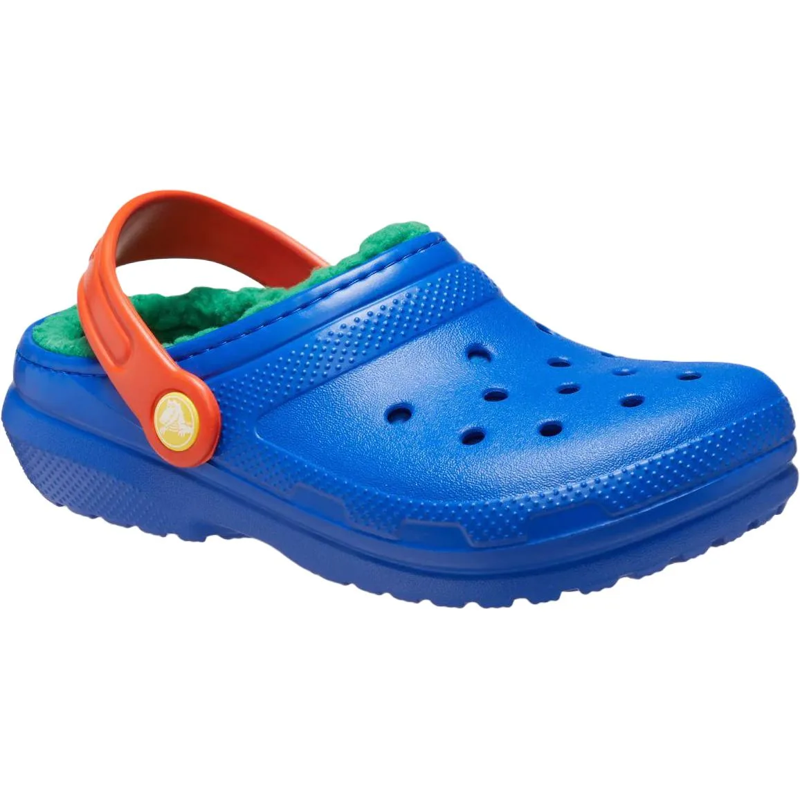Crocs Classic Lined Slip Resistant Abrasion Resistant Low top детские сандалии Blue Kids' — фото 4