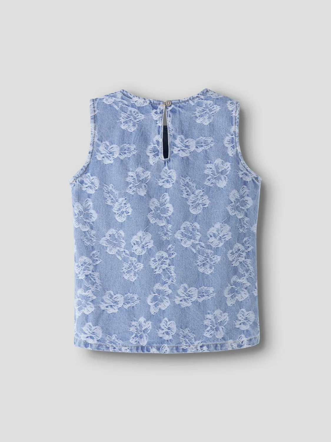Топ джинсовый Name it, light blue denim — фото 2