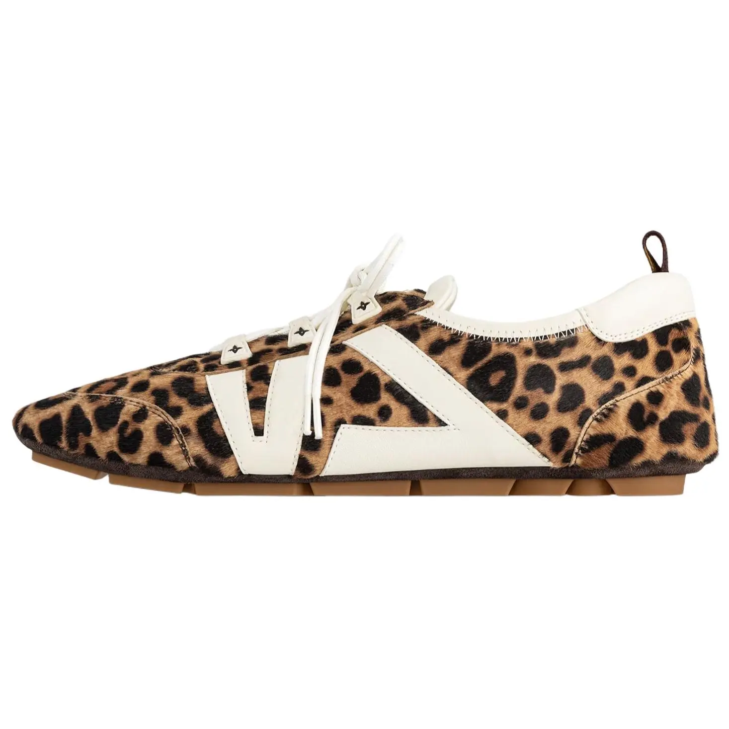 LOUIS VUITTON Низкие повседневные туфли Sneakerina, женские, коричневые