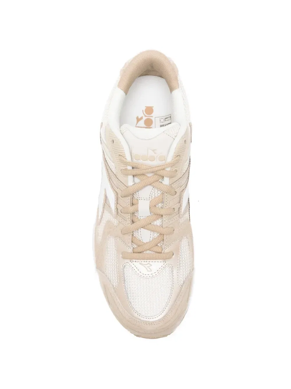 Кроссовки с панелями и сетчатыми вставками Diadora, бежевый — фото 4
