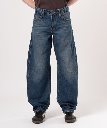 Джинсы BAGGY DAD Barrel Jeans темно-синего цвета Levi's, Dark Indigo - Worn In
