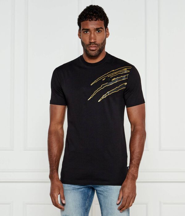 

Царапина на футболке Loose fit Plein Sport, черный