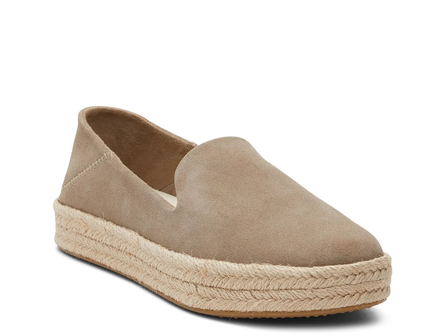 Слипоны TOMS Carolina Platform Espadrille Slip-On - Women's, серо-коричневый