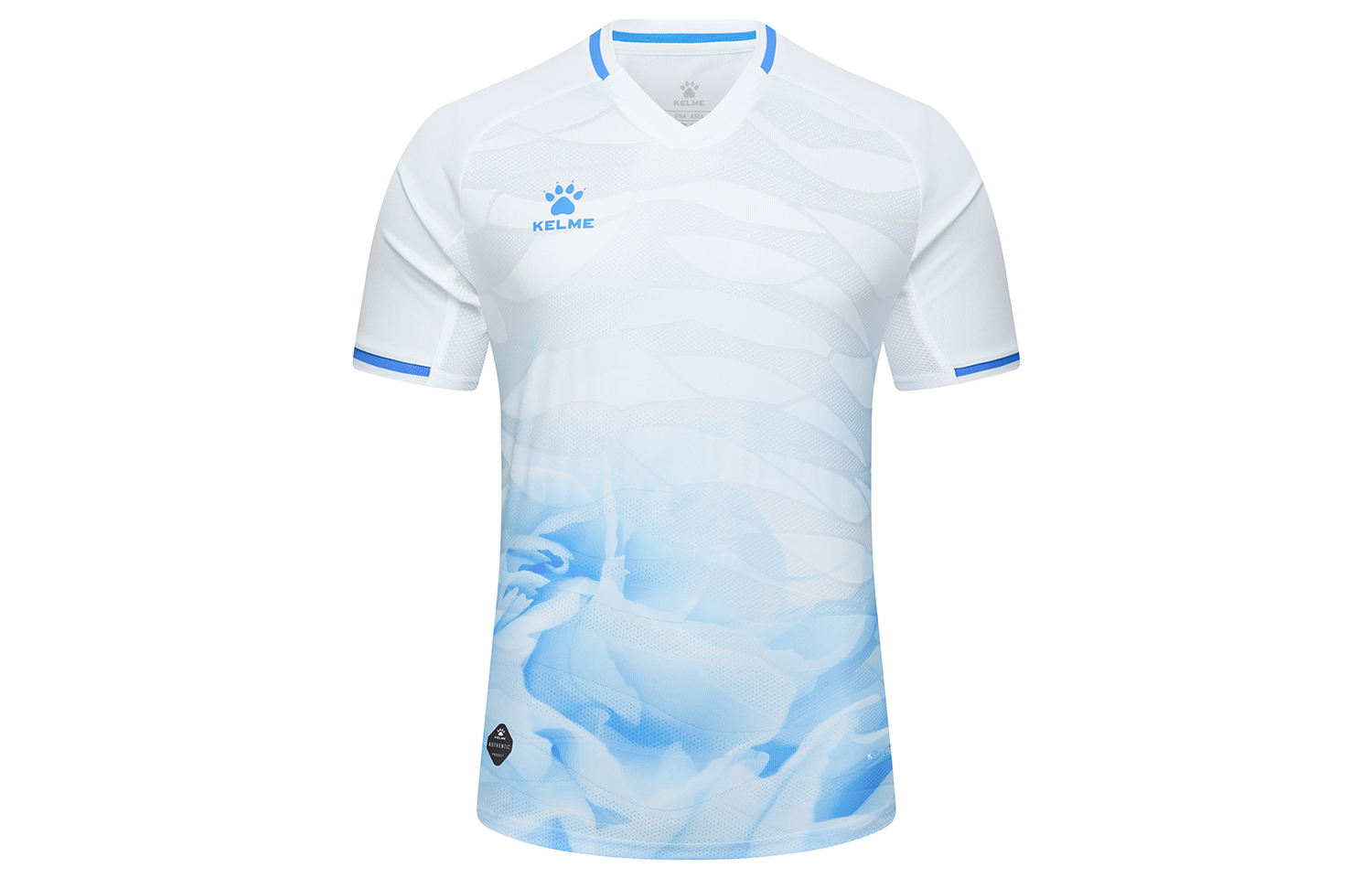 

Футболка с рукавами реглан унисекс KELME, бирюзовый