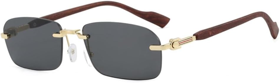 

Солнцезащитные очки UV400 с защитой от ультрафиолета — без оправы в стиле панк с металлическими заклепками, подходят для женщин и мужчин, для бега и занятий спортом на открытом воздухе UYPTK, 20277-c2