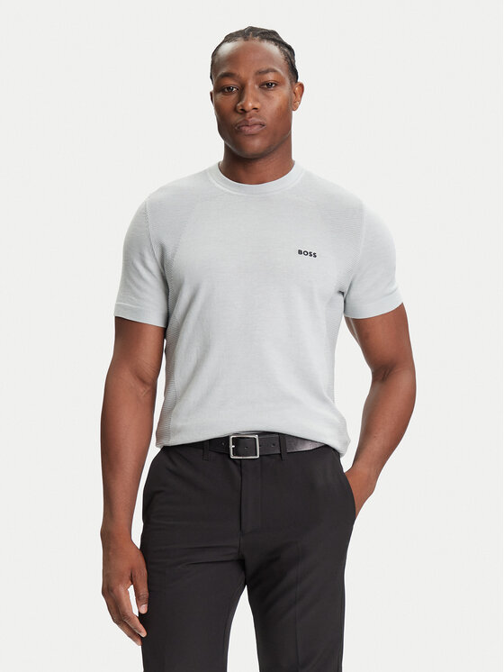

Футболка regular fit K_Momentum 50541952 Boss, серый