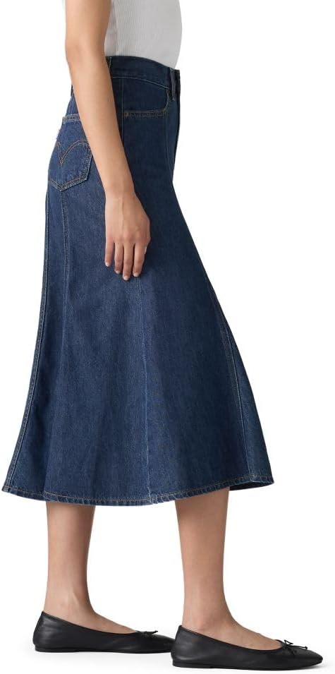 Женская юбка-клеш Levi's, (New) Ninth Life Stonewash (Non Stretch) — фото 2