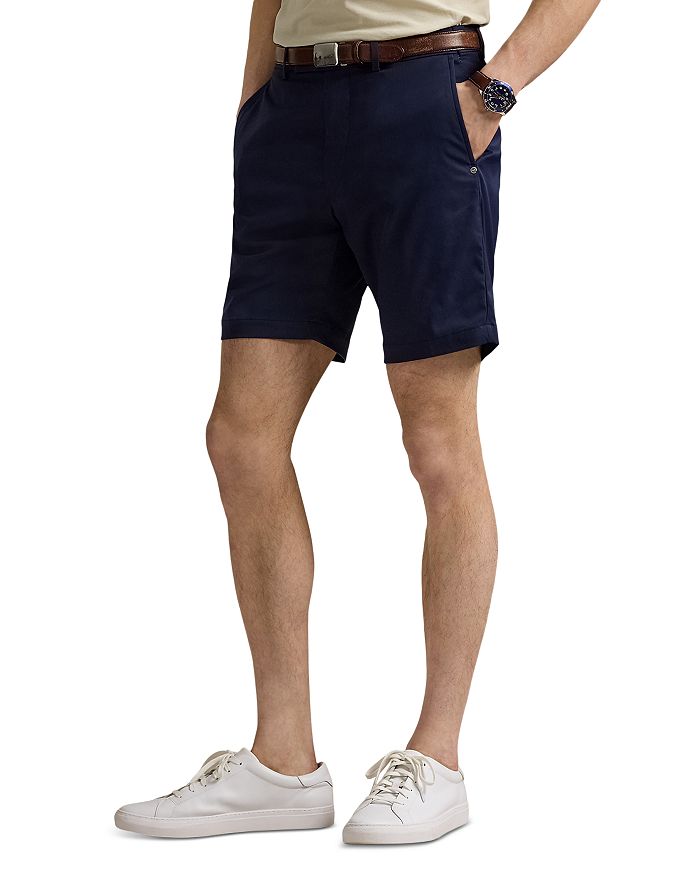 

Поло Ральф Лорен RLX Укороченные шорты с зауженным кроем, 9" Polo Ralph Lauren, синий