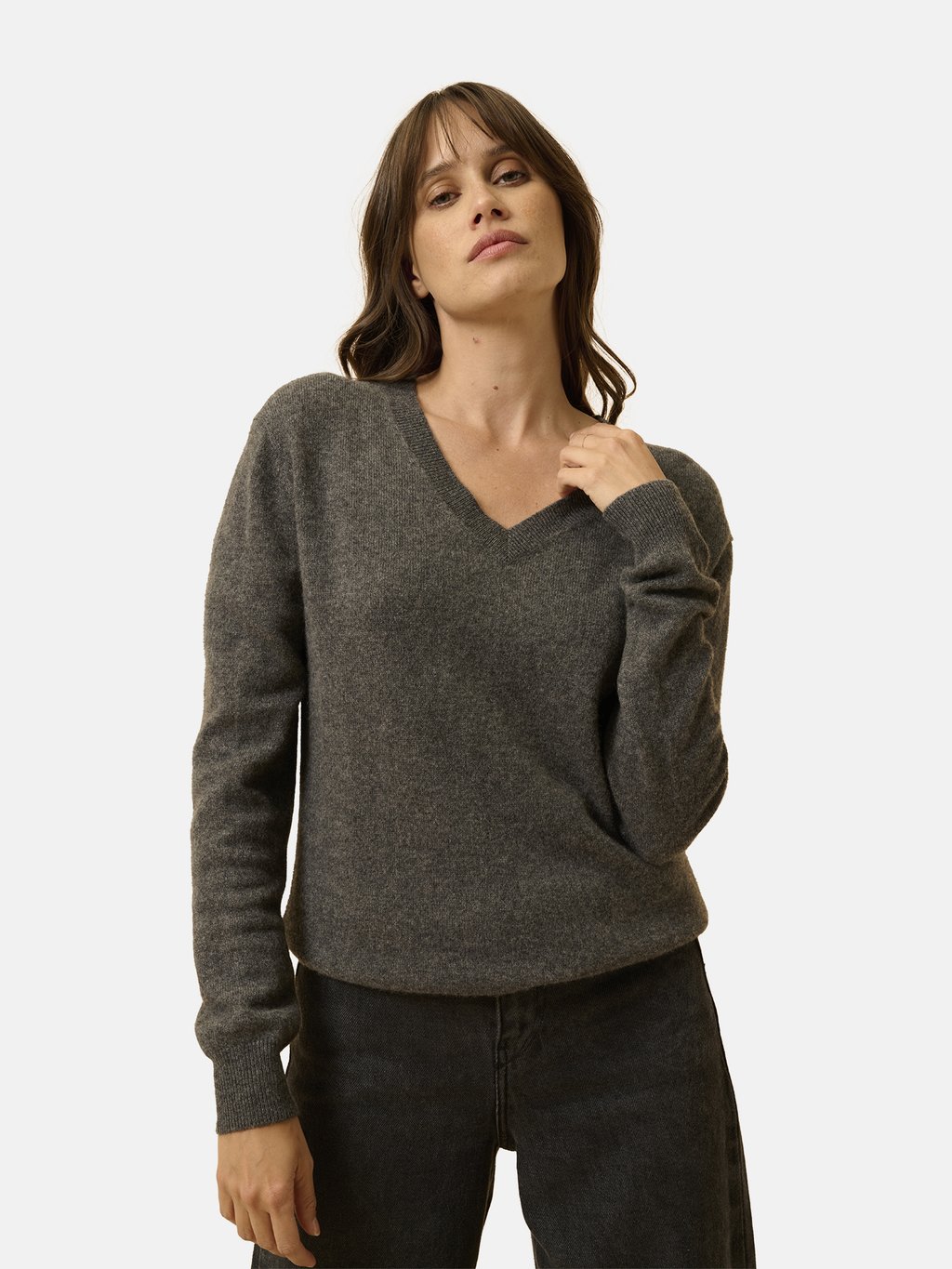 

Джемпер Just Cashmere, темно-серый