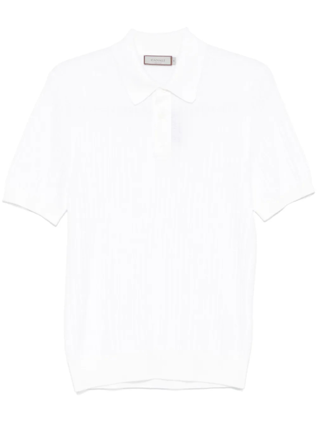 

Canali трикотажная рубашка поло, белый