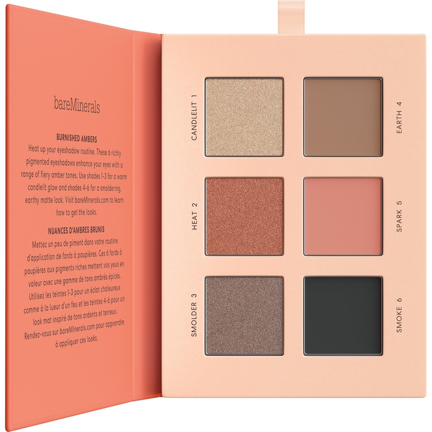 

Тени для век mineralist eyeshadow palette Bareminerals, burnished, вес 7.8 гр.