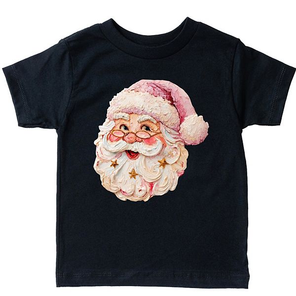 

Футболка с принтом santa face textured paint The Juniper Shop, Black
