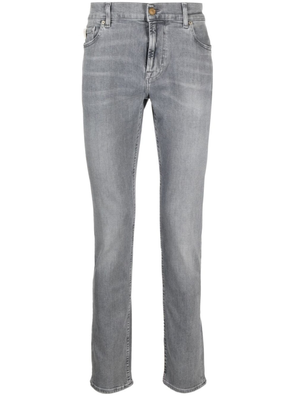 

7 For All Mankind джинсы скинни, серый