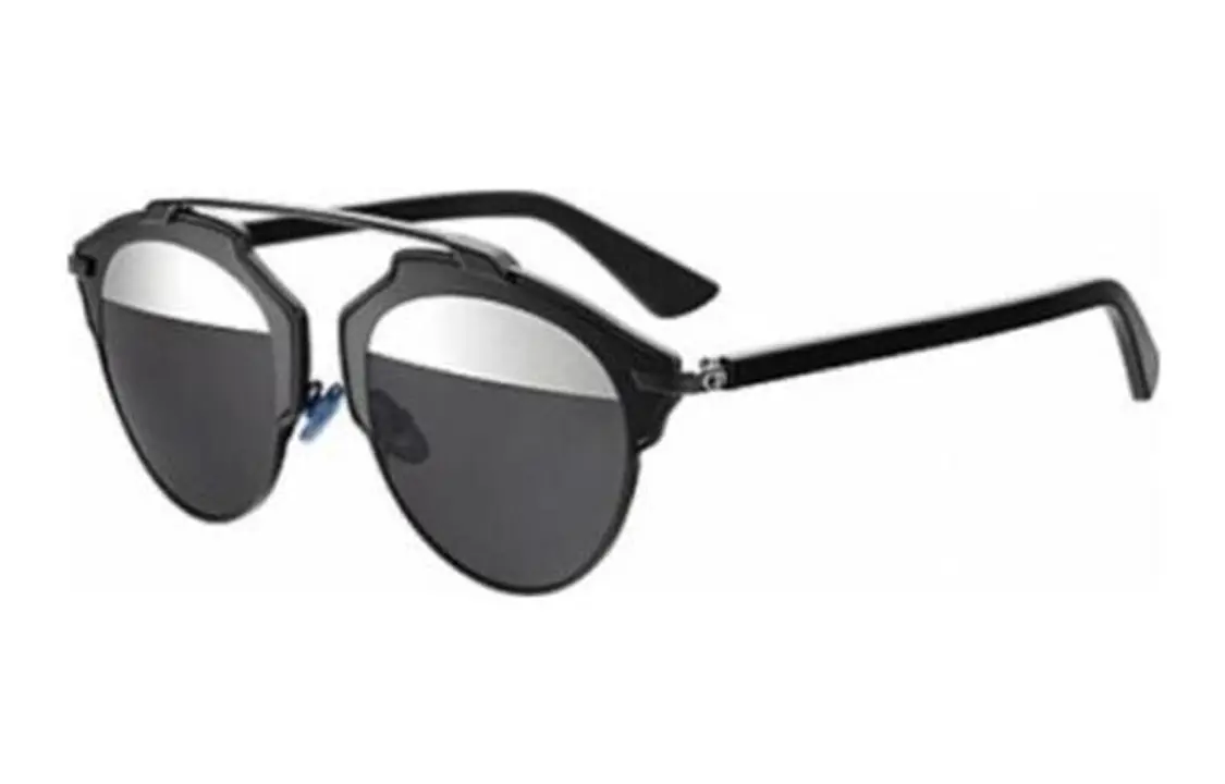 

DIOR Металлические авиаторские солнцезащитные очки женские черные, Black