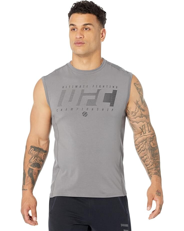 

Футболка UFC Ultimate Fighting Sleeveless Crew Neck, цвет Dark Grey