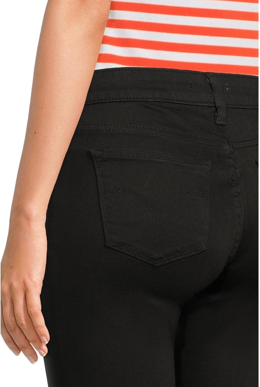 Женские суперузкие джинсы Levi's 720 с высокой талией, Black — фото 4