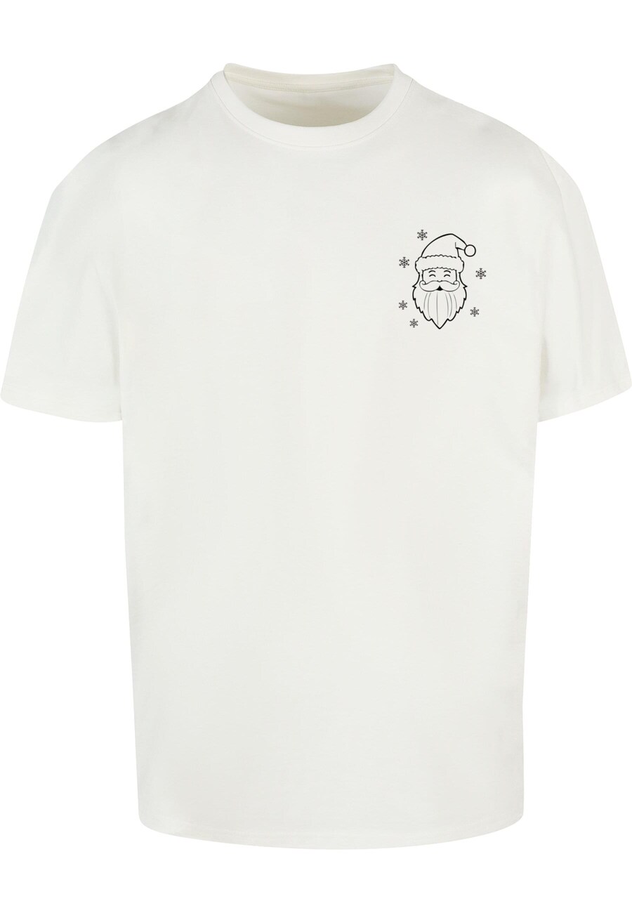 

Классическая футболка Merchcode Shirt Christmas Santa, бежевый