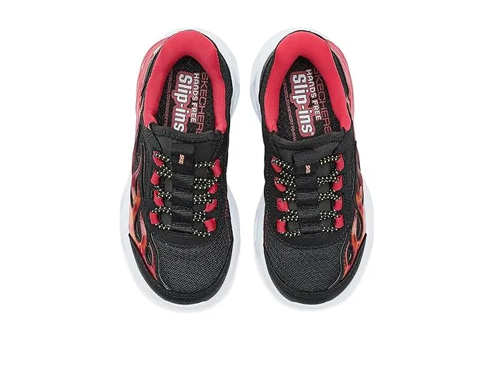 Кроссовки с подсветкой Thermo-Flash 2.0 SKECHERS KIDS, Black/Red — фото 3