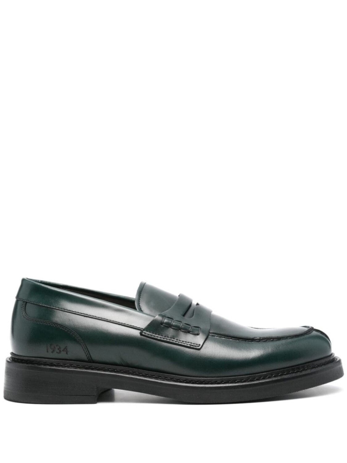 

Canali кожаные лоферы, зеленый