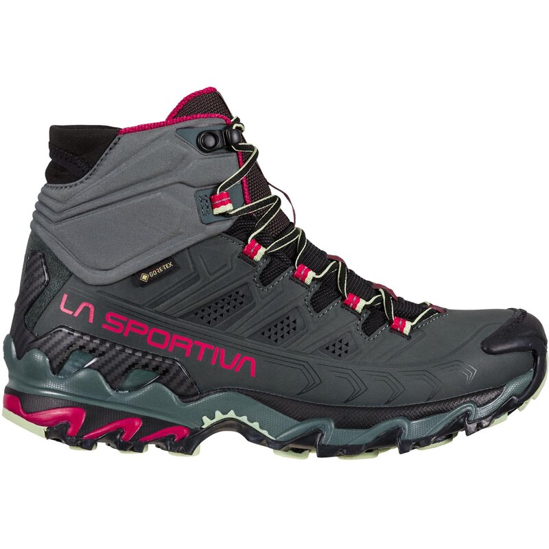 Ultra Raptor II средние кожаные широкие женские кроссовки GTX La Sportiva, красный