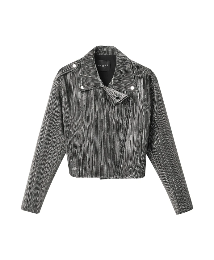 

Женская куртка из серебристого материала Tecnolurex Gaã«Lle Paris, черный