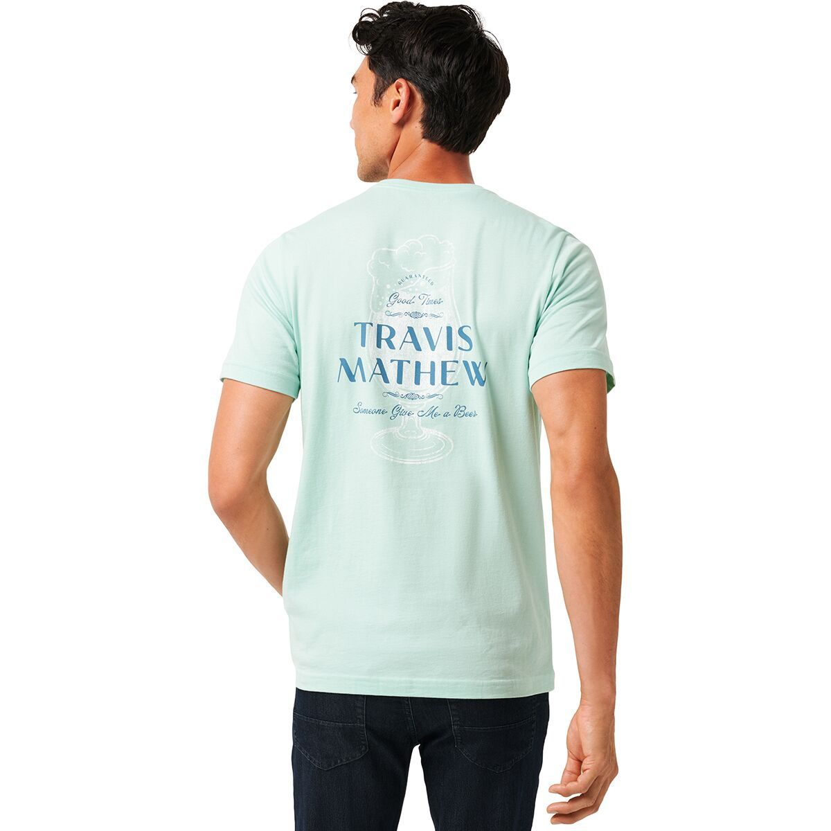 

Футболка Bar break Travismathew, синий