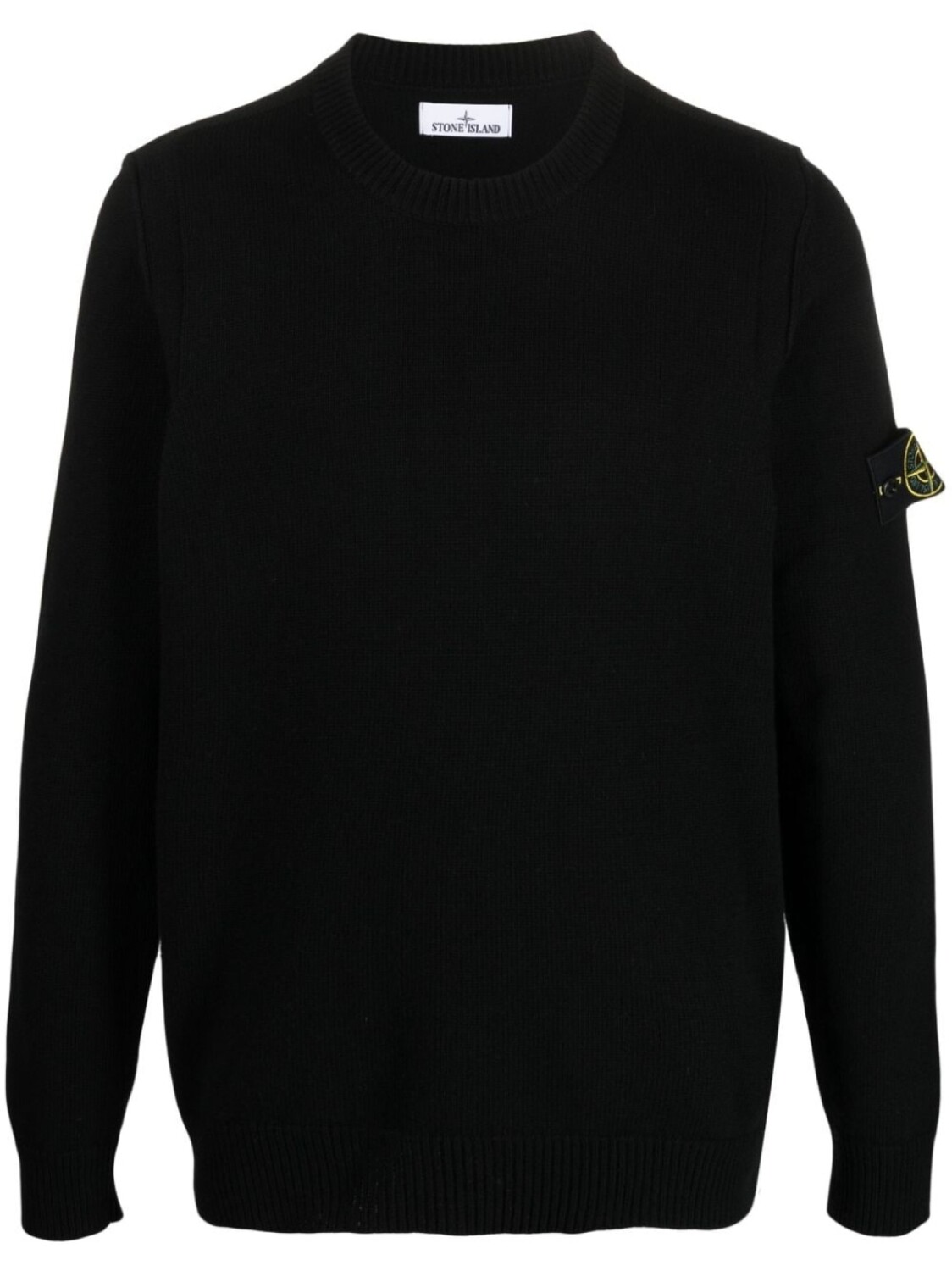 

Stone Island толстовка с нашивкой Compass, черный