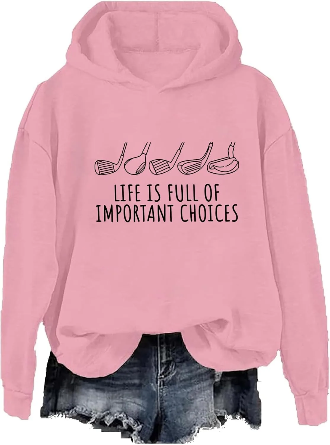 

Толстовка с принтом Life Is Full Of Important Choices A AHHYESS