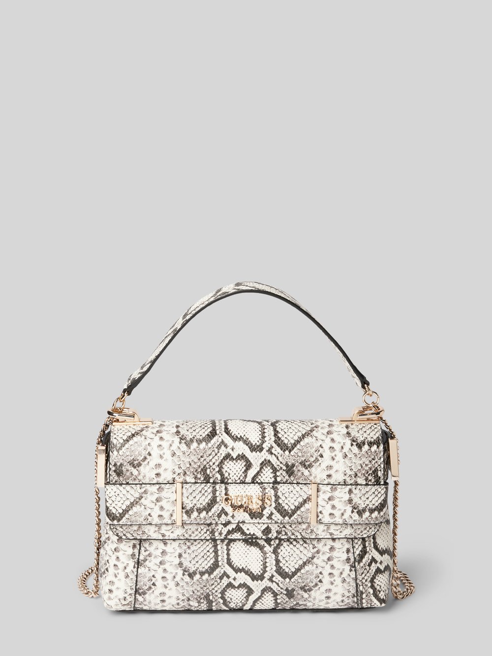 

Сумочка с аппликацией в виде этикетки Guess