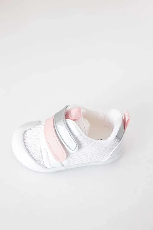 Детская ортопедическая обувь с липучкой Macco Shoes, White — фото 3