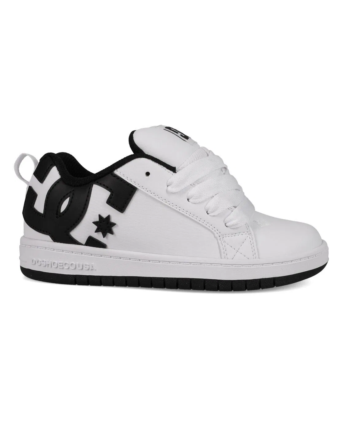 Детские кожаные кроссовки COURT GRAFFIK Dc Shoes, Weiss — фото 2