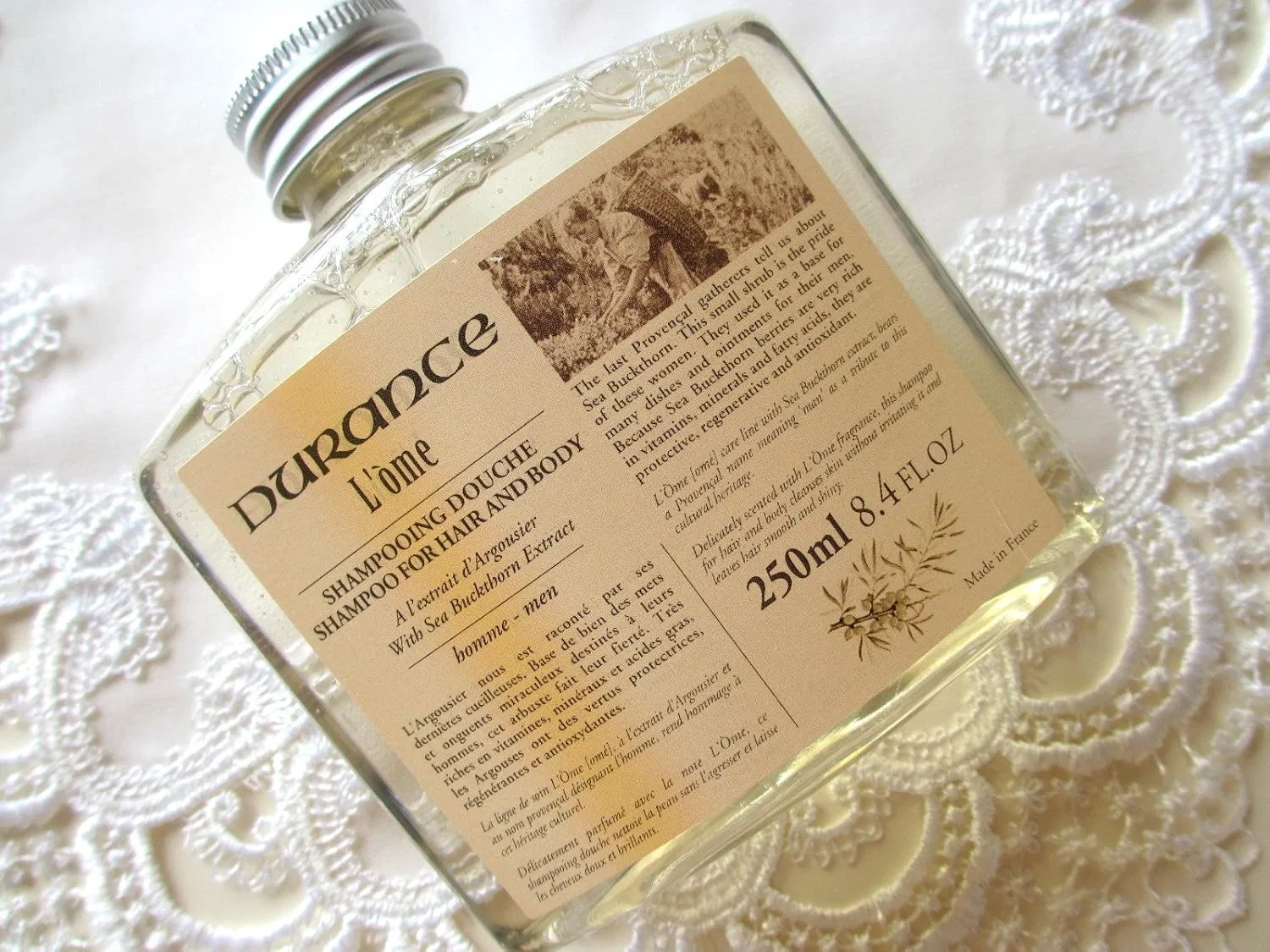Гель для душа и шампунь DURANCE, 250 мл, Fresh