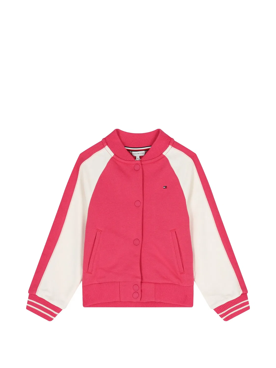 Куртка-бомбер розовая Tommy Hilfiger, розовый