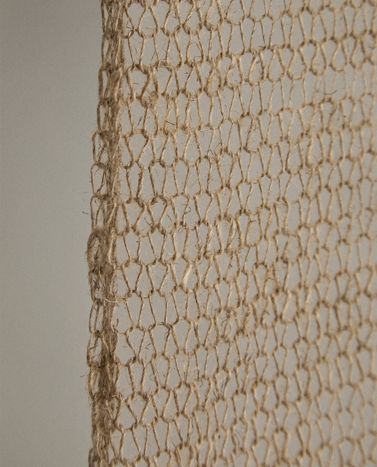 Штора Zara Home Linen Mesh, 140х270 см, светло-бежевый — фото 4