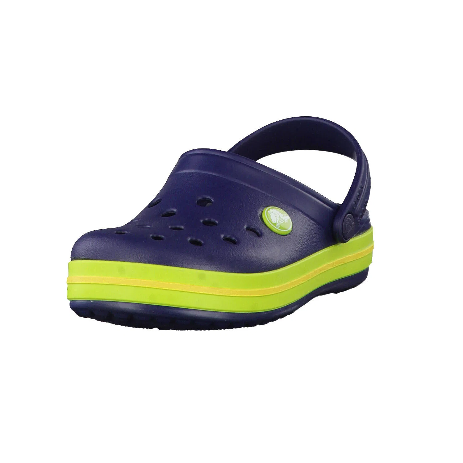 Детские сандалии с полосой в спортивном стиле Crocband Clog Crocs, Darkblau — фото 4