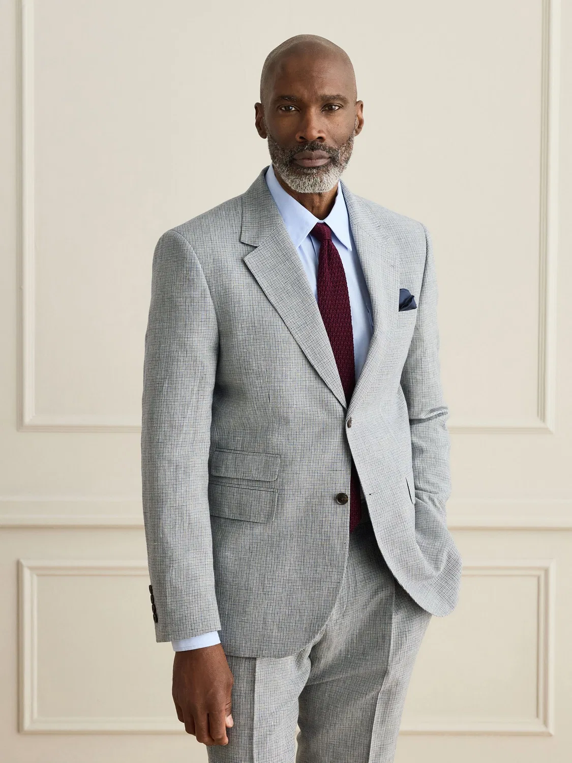 Пиджак Tailored Fit Moons Puppytooth Next, серый