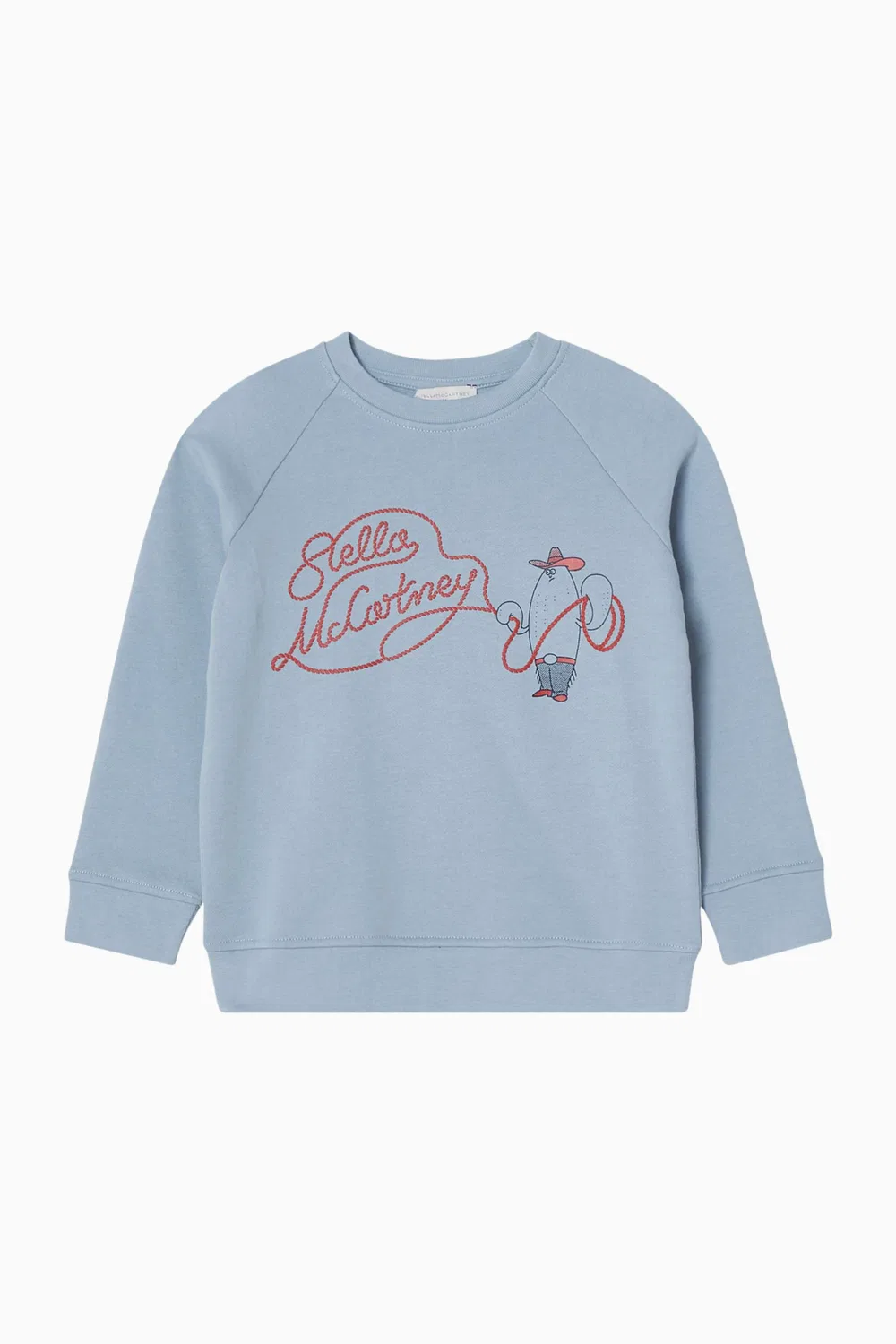 Свитшот хлопковый с принтом ковбой Stella McCartney