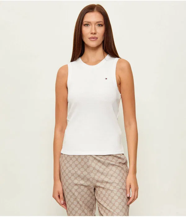 Женский топ Slim Fit Cody C-NK Tommy Hilfiger, белый