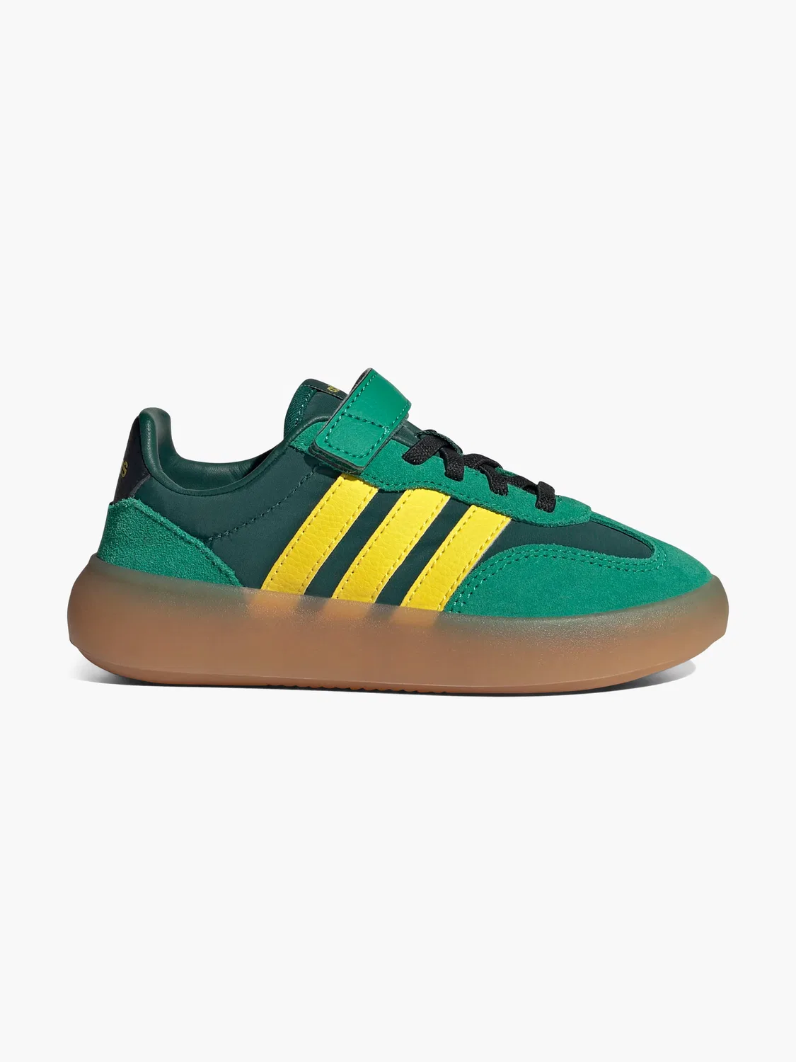Детские полуботинки на липучках Adidas Barreda Decode EL C, зеленый