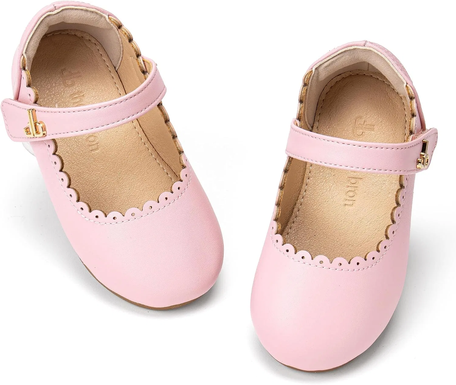 Детские туфли Мэри Джейн для девочек с принтом THEE BRON, Blush Pink