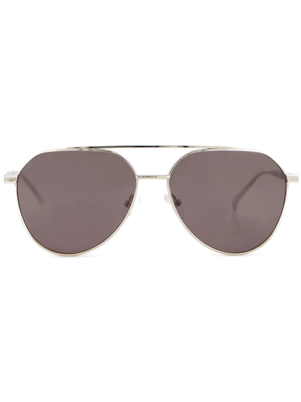 

Солнцезащитные очки-пилоты Alexander McQueen Eyewear, серебяный