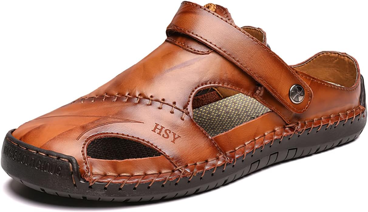 

Мужские сандалии с закрытым носком Baobeijiadao, коричневый