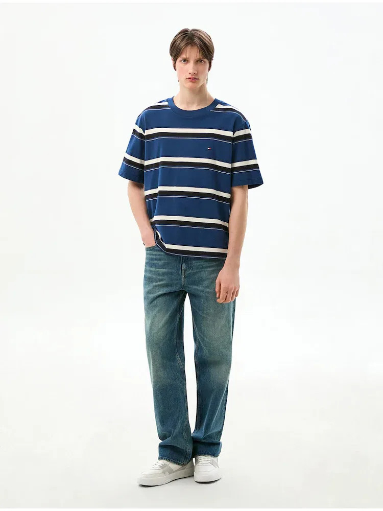 Футболка Relax Fit Terry TOMMY HILFIGER, Navy — фото 2