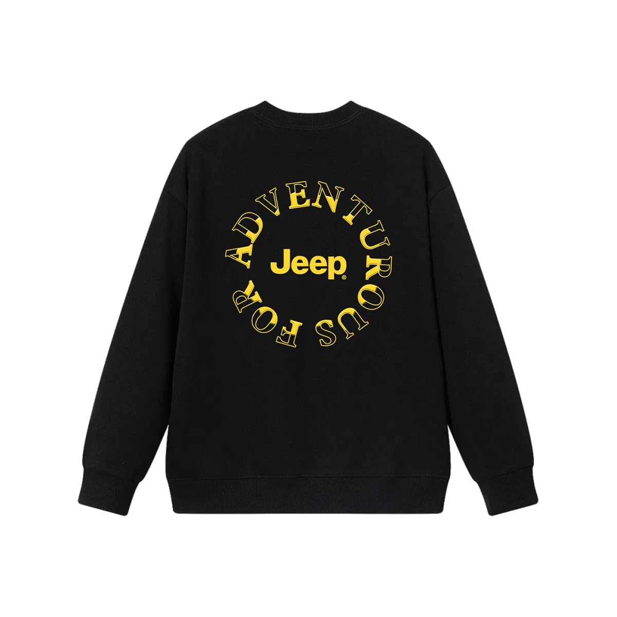 Детское худи с круглым вырезом, утепленное, Jeep, Black