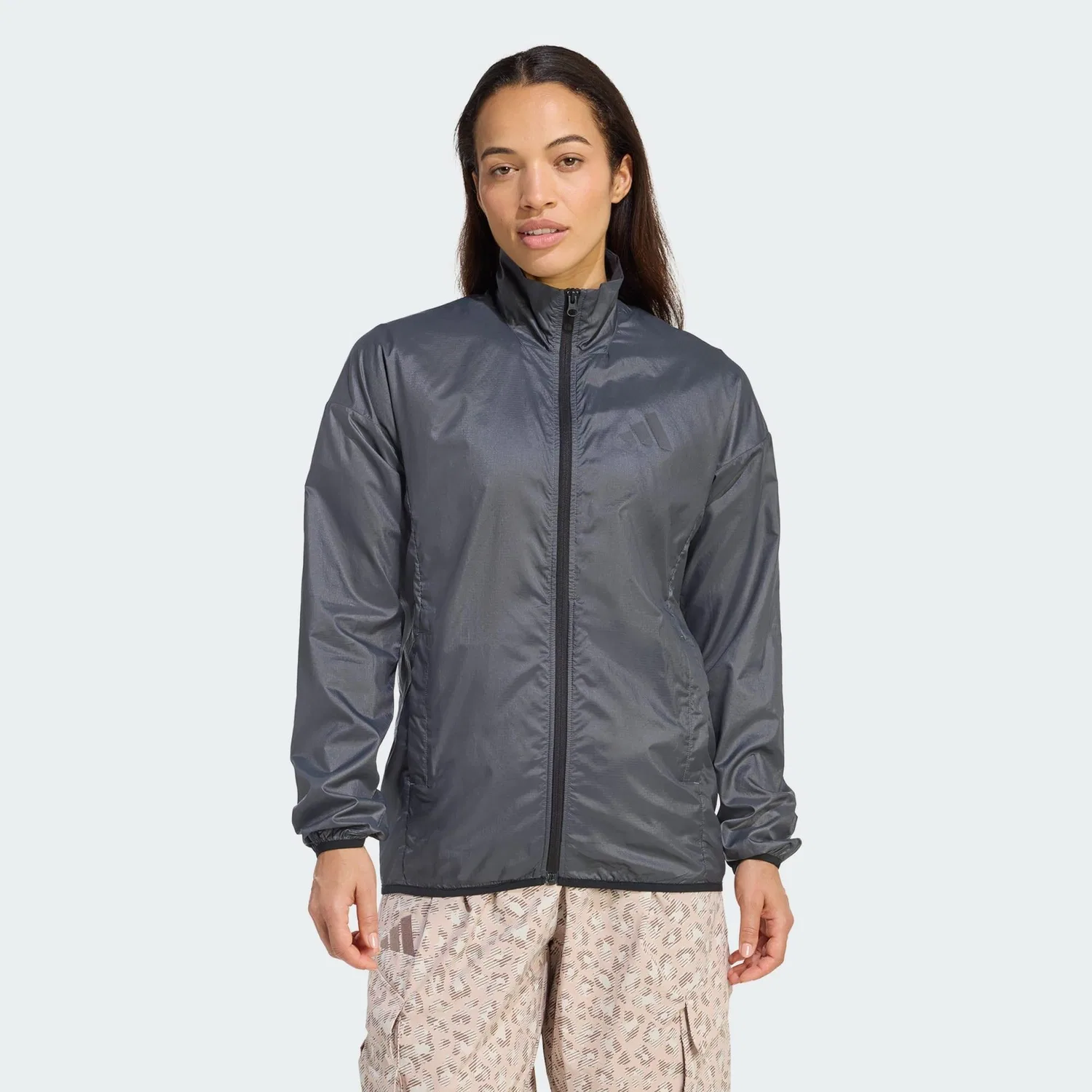 Мужская ветрозащитная куртка Terrex Multi CLIMA365 Windweave Adidas, Schwarz Weiss Dunkelgrau