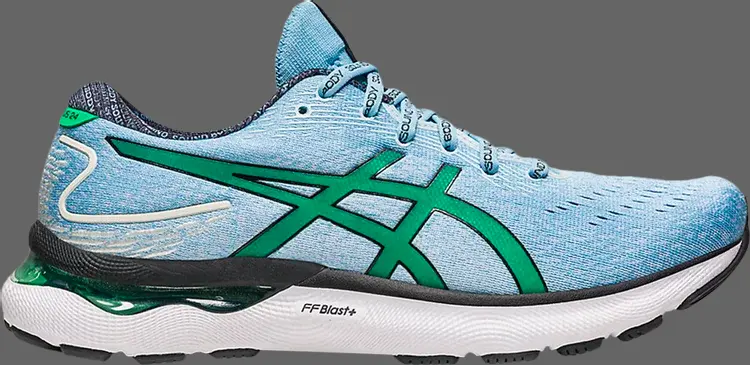 

Кроссовки gel nimbus 24 'arctic sky cilantro' Asics, синий