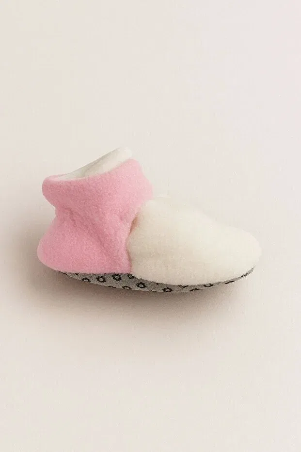 Детские тапочки для новорожденных с застежкой Minissa, Pink — фото 3
