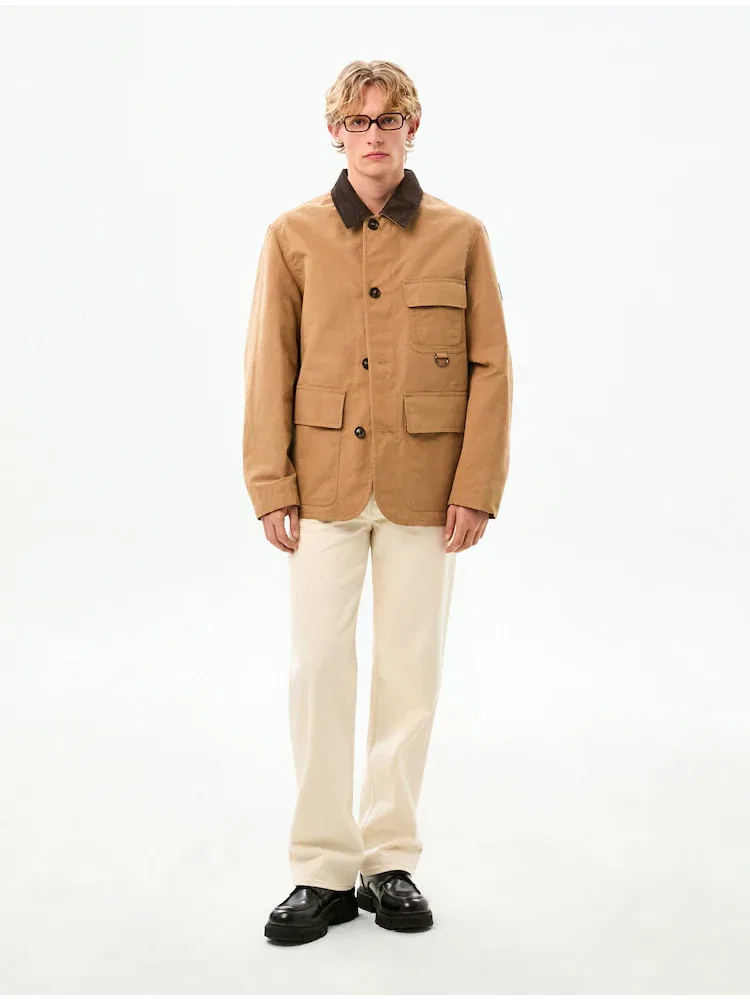 Куртка из вощеного хлопка TOMMY HILFIGER, Brown — фото 2