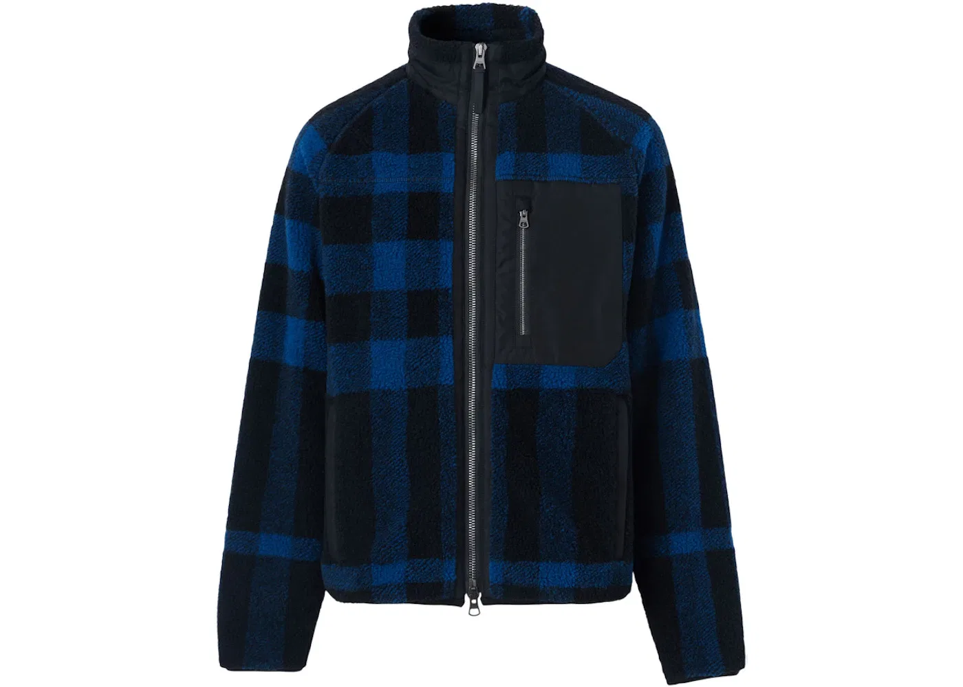 Мужская куртка с принтом Exploded Check Burberry, Deep Royal Blue/Black